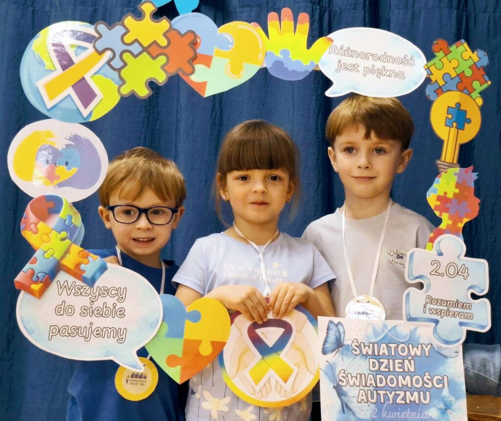 "Niebieskie Igrzyska" w Publicznym Przedszkolu Nr 2 w Busku-Zdroju.