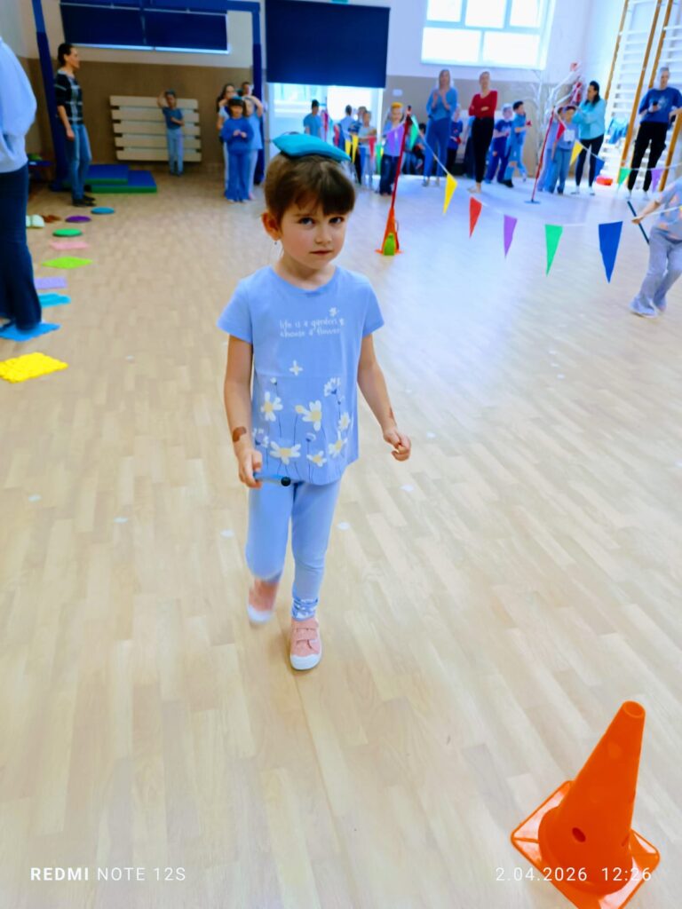 "Niebieskie Igrzyska" w Publicznym Przedszkolu Nr 2 w Busku-Zdroju.