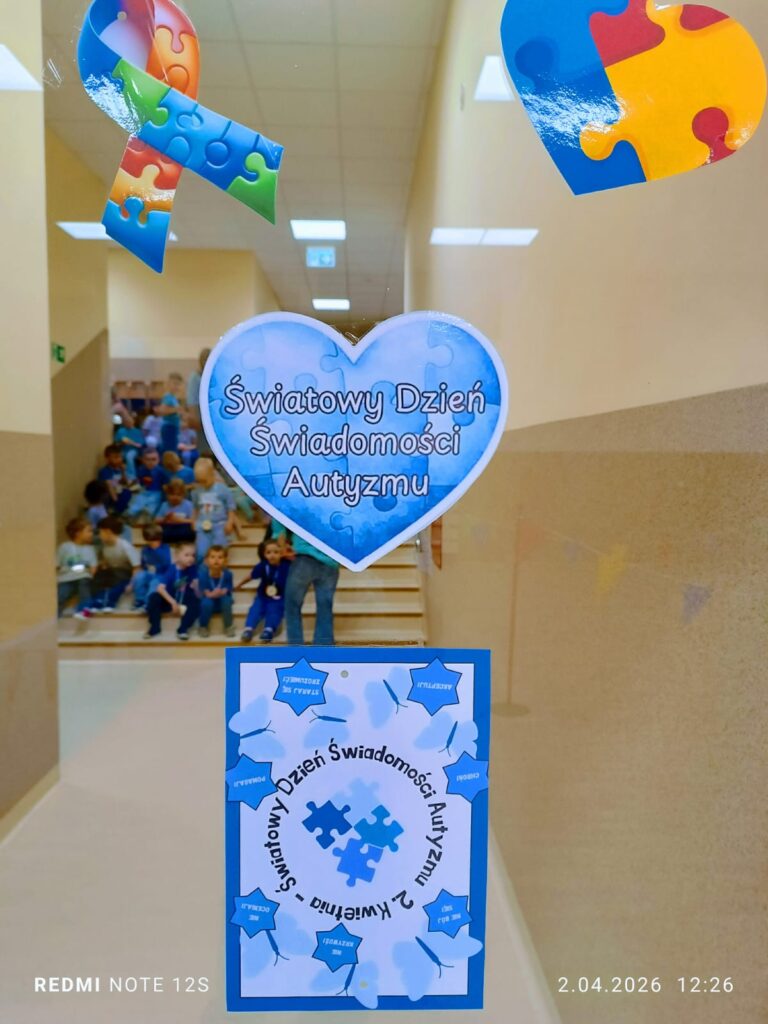 "Niebieskie Igrzyska" w Publicznym Przedszkolu Nr 2 w Busku-Zdroju.