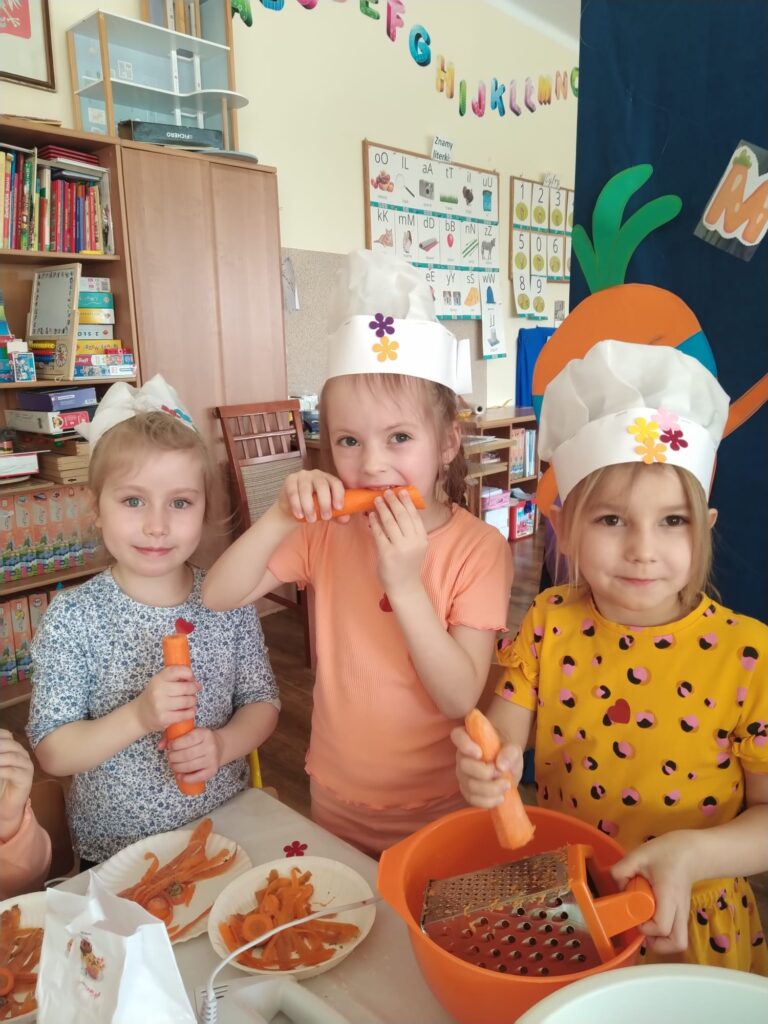 Dzień Marchewki w grupie "Wiewiórki".