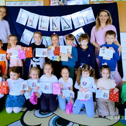 Konkurs "Pięknie Czytam" w grupie "Motylki".