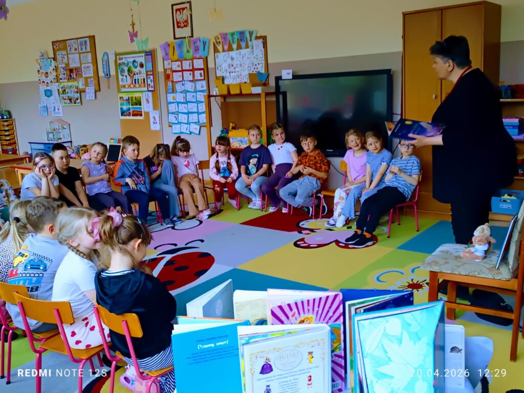 Dzień Książki w grupie "Motylki".