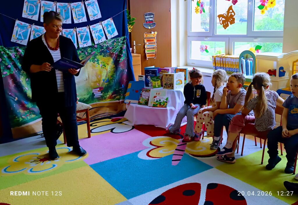 Dzień Książki w grupie "Motylki".