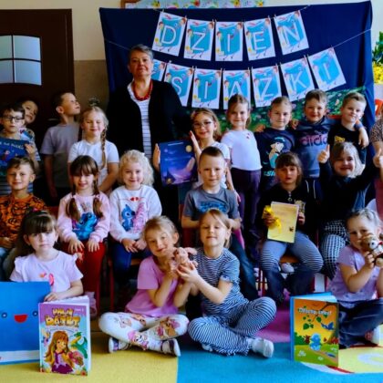 Dzień Książki w grupie "Motylki".