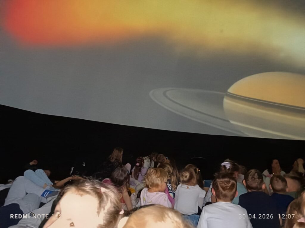 „Podróż w kosmos" – spotkanie z Mobilnym Planetarium.