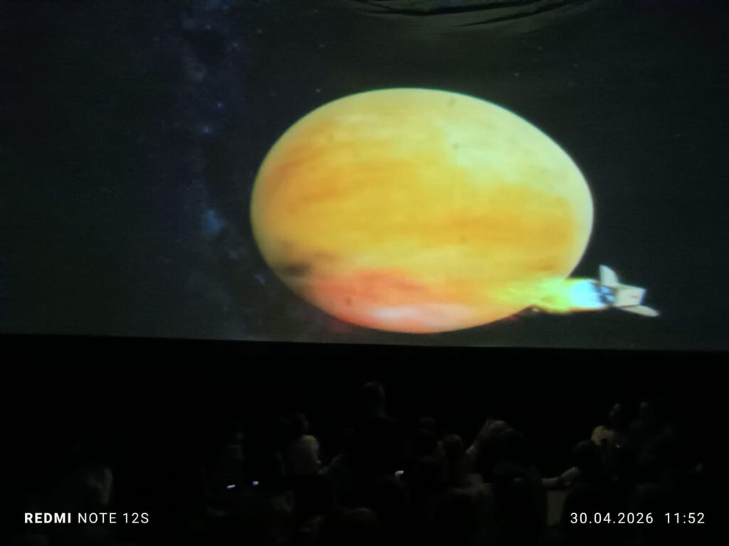 „Podróż w kosmos" – spotkanie z Mobilnym Planetarium.