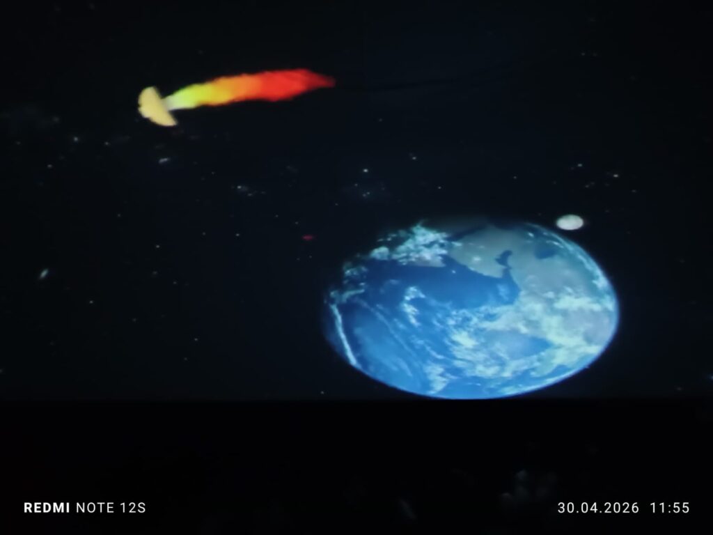 „Podróż w kosmos" – spotkanie z Mobilnym Planetarium.