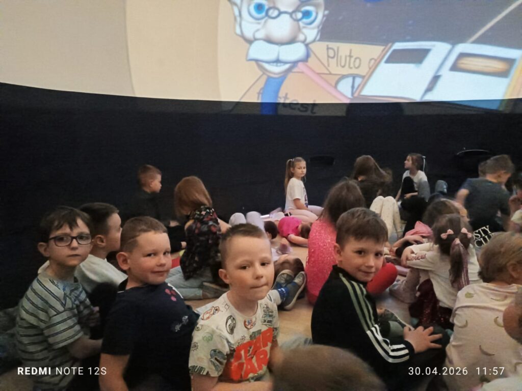 „Podróż w kosmos" – spotkanie z Mobilnym Planetarium.