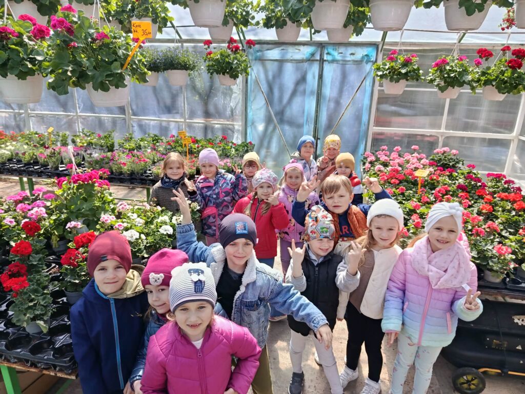 Spacer Małych Ogrodników - grupa Żyrafki 