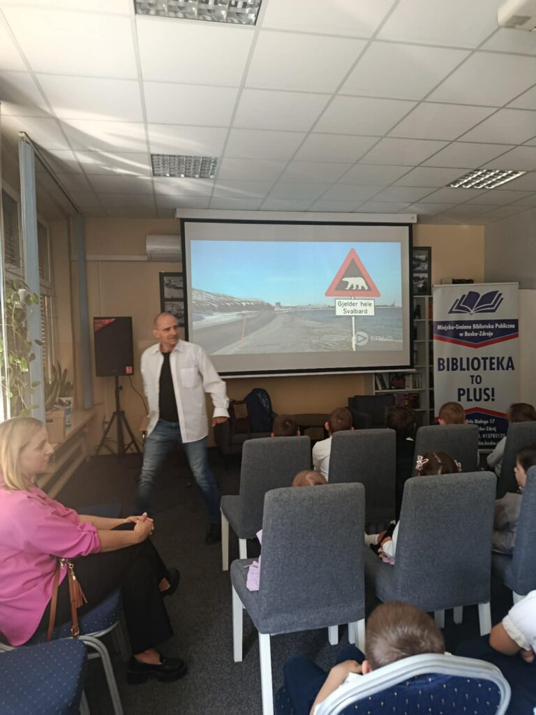Spotkanie z podróżnikiem- grupa Żyrafki