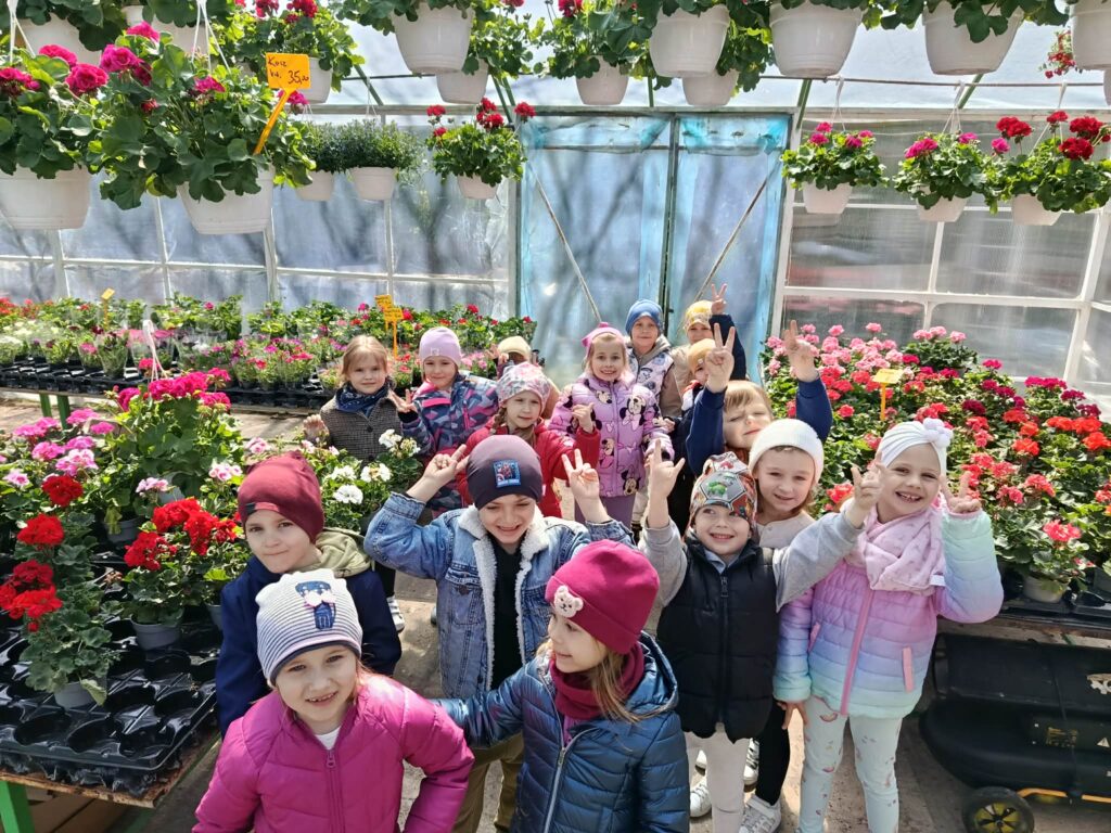 Spacer Małych Ogrodników - grupa Żyrafki 