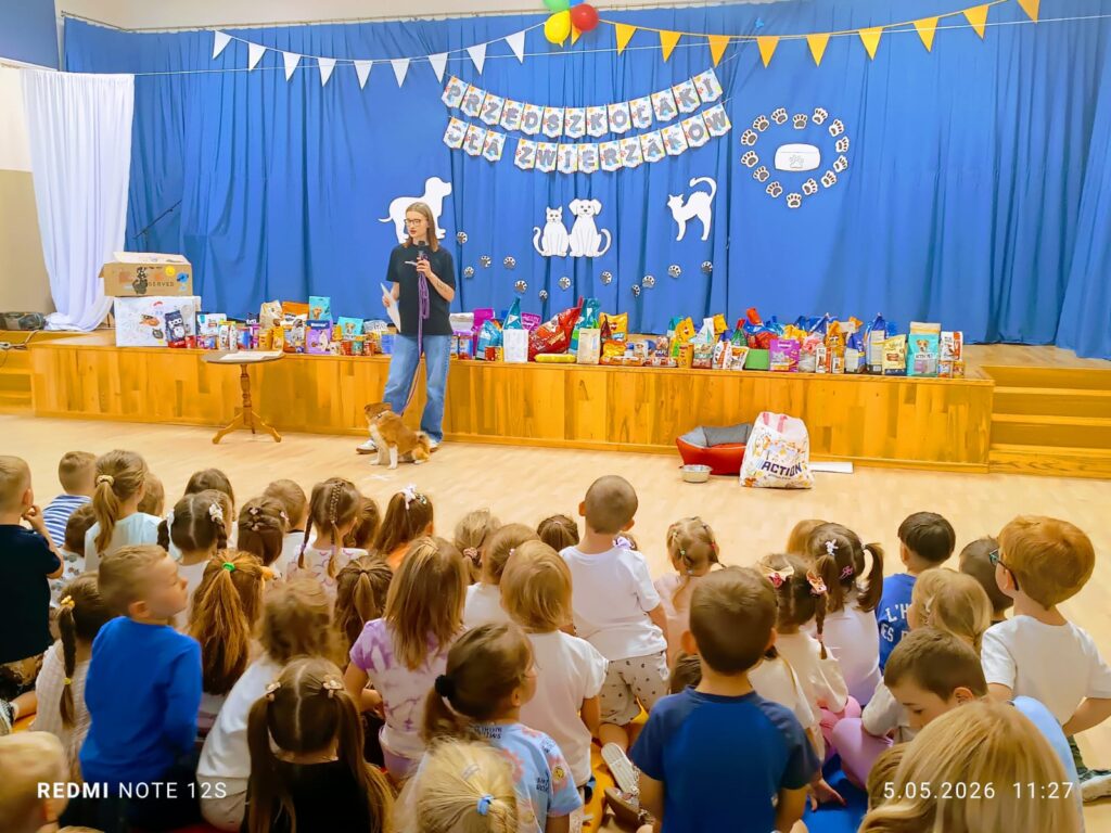 Akcja charytatywna "Przedszkolaki dla Zwierzaków" w Publicznym Przedszkolu Nr 2.
