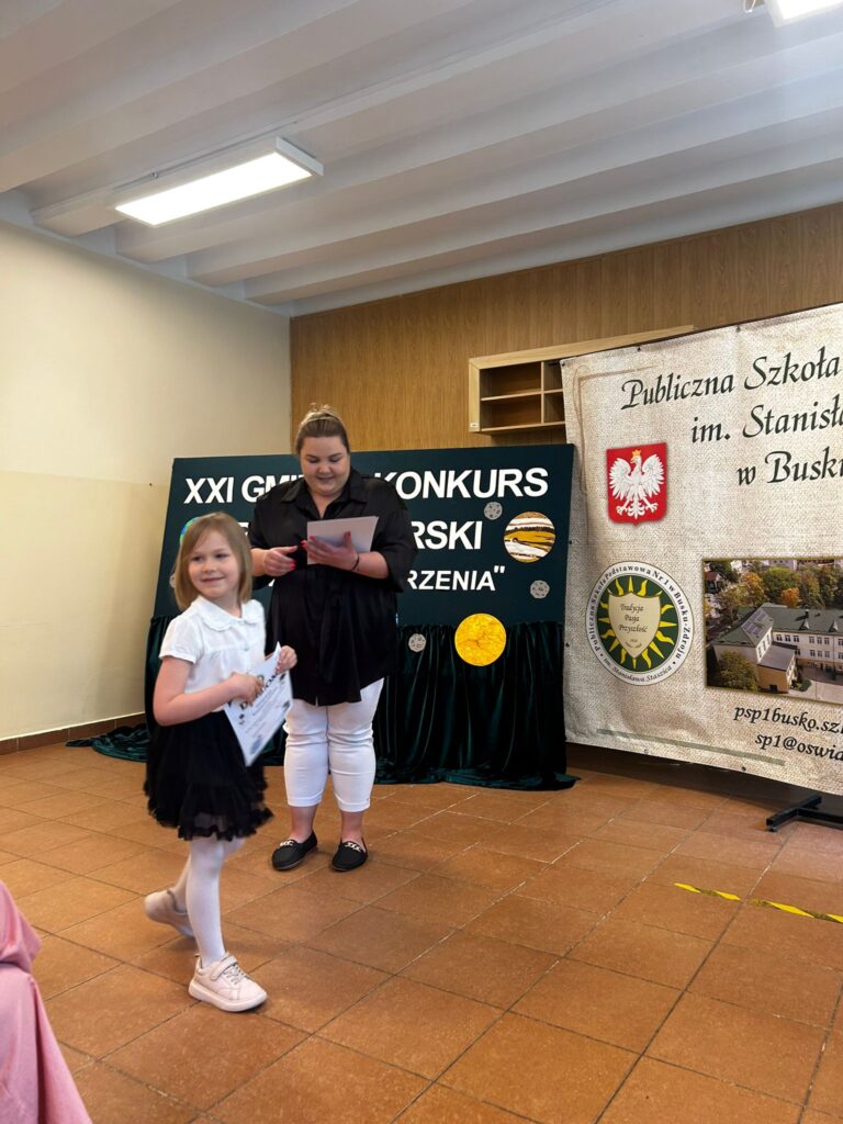 Udział w XXI Gminnym Konkursie Recytatorskim pt. "Kosmiczne Marzenia".