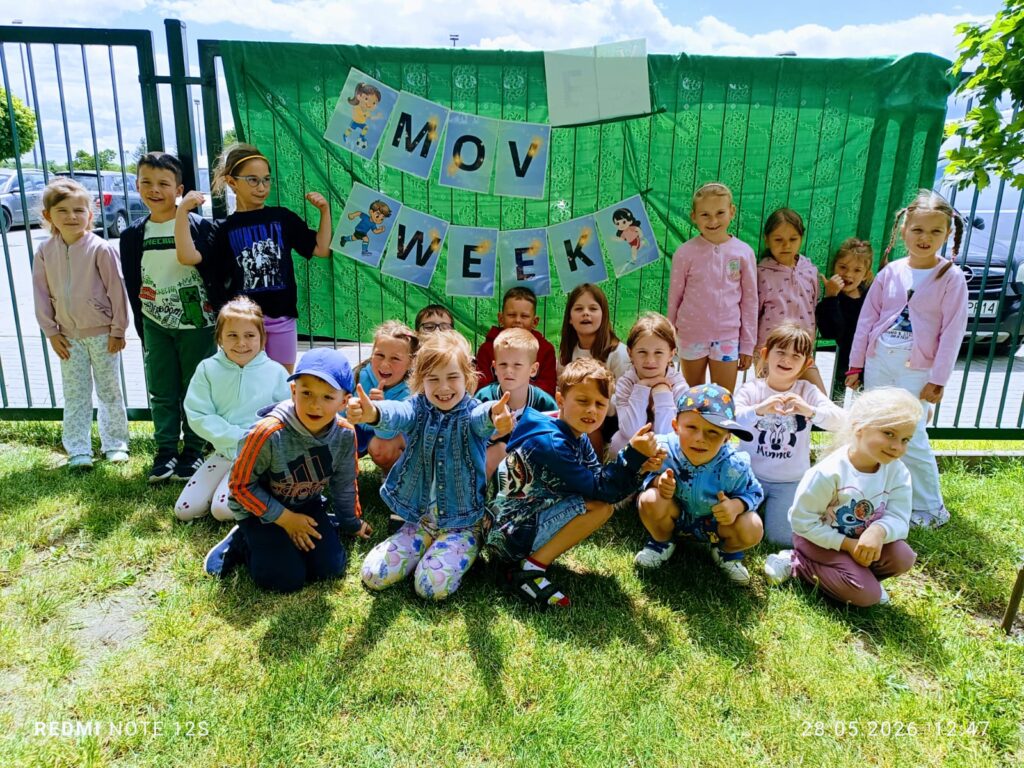 MOVE Week w Publicznym Przedszkolu Nr 2 w Busku-Zdroju.