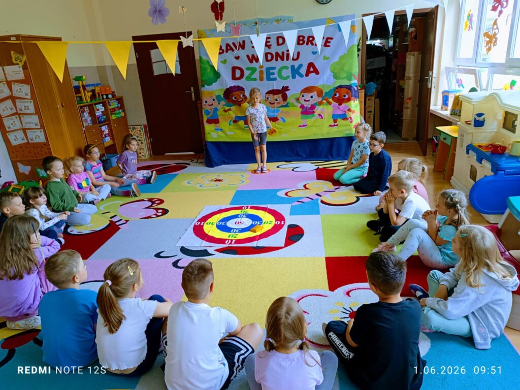 Dzień Dziecka w grupie "Motylki".