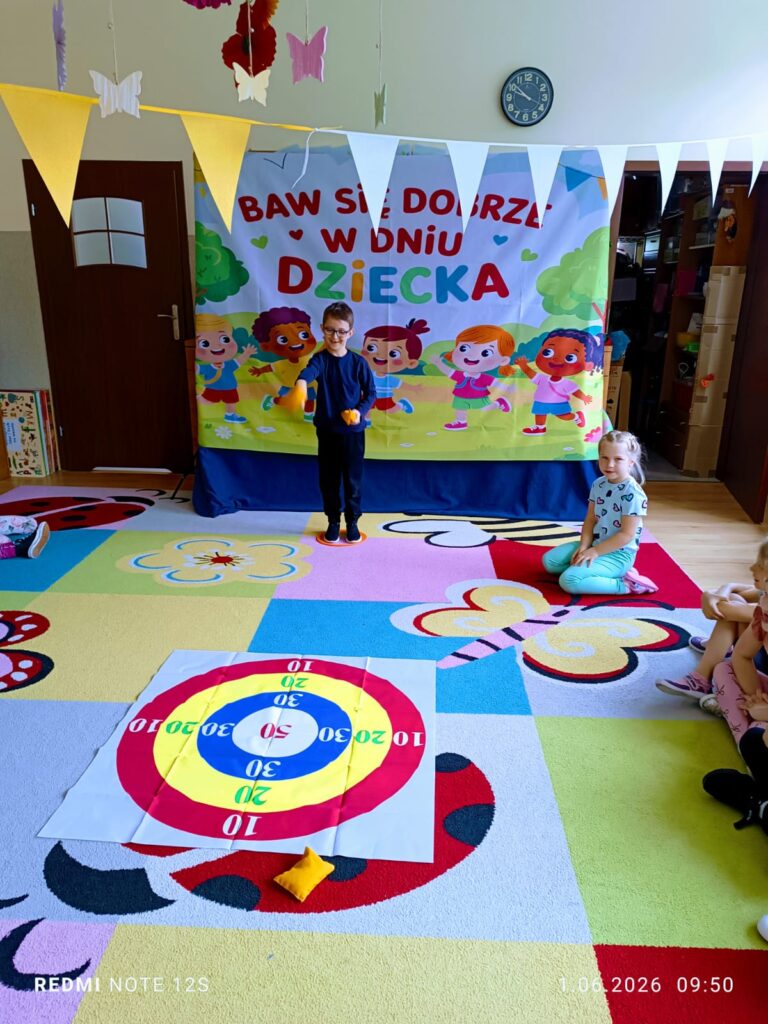 Dzień Dziecka w grupie "Motylki".