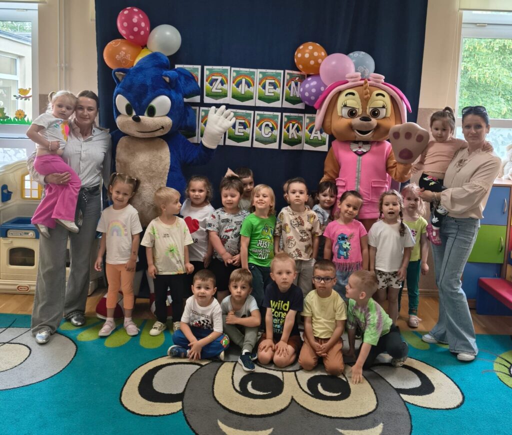 Piana Party z okazji Dnia Dziecka w Publicznym Przedszkolu Nr 2 w Busku-Zdroju.
